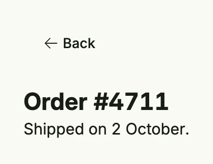 Back Button